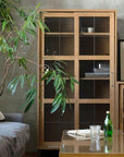 CADEAL Slide Glass Cabinet / High