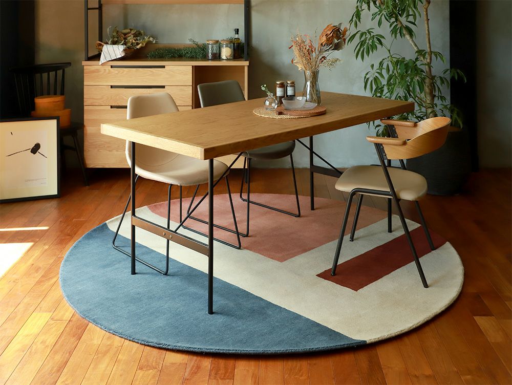 Pell Wool rug Circle