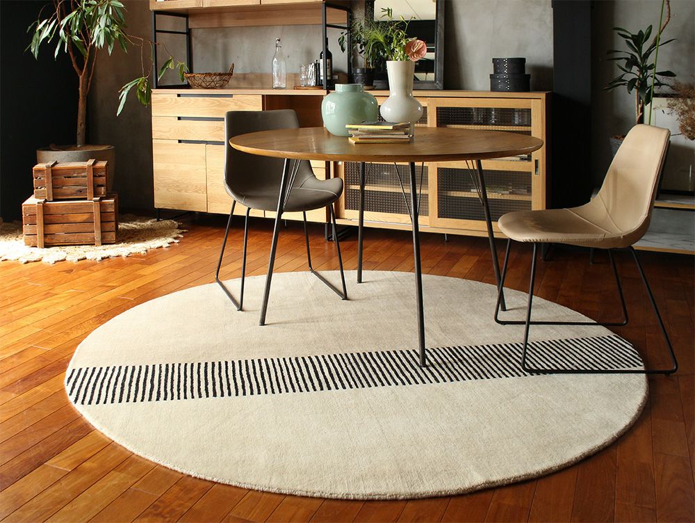 Pell Wool rug Circle