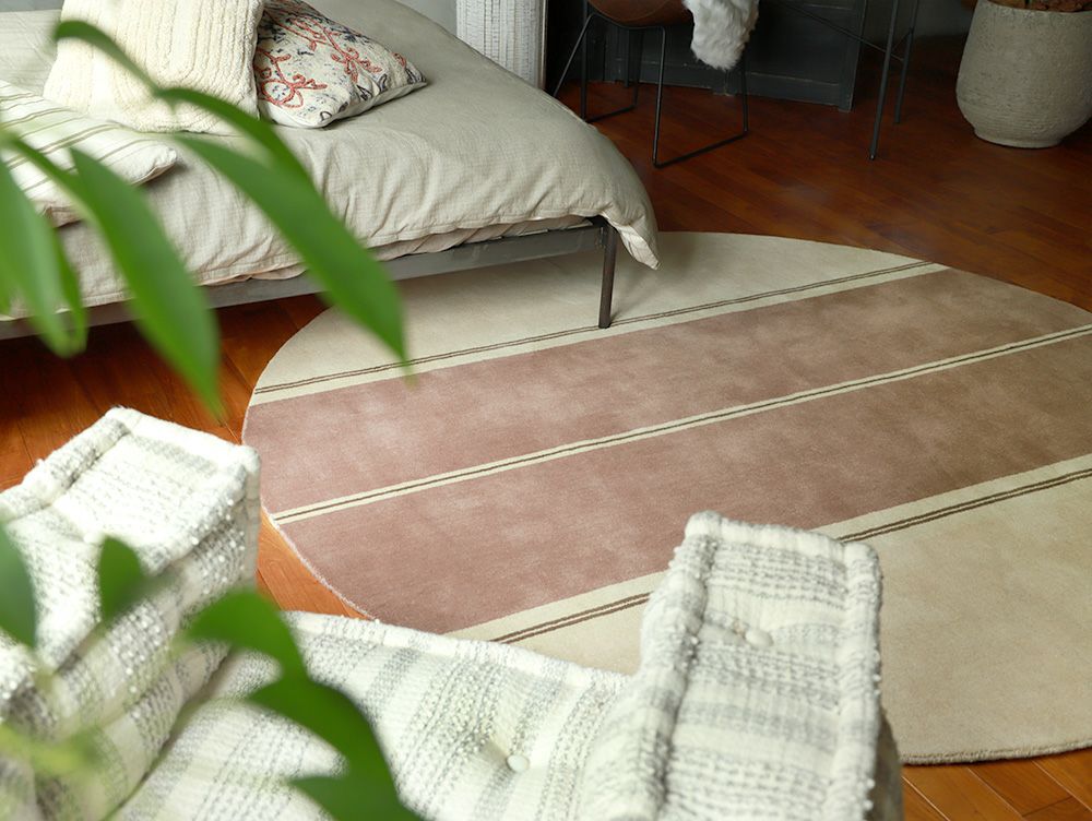 Pell Wool rug Circle