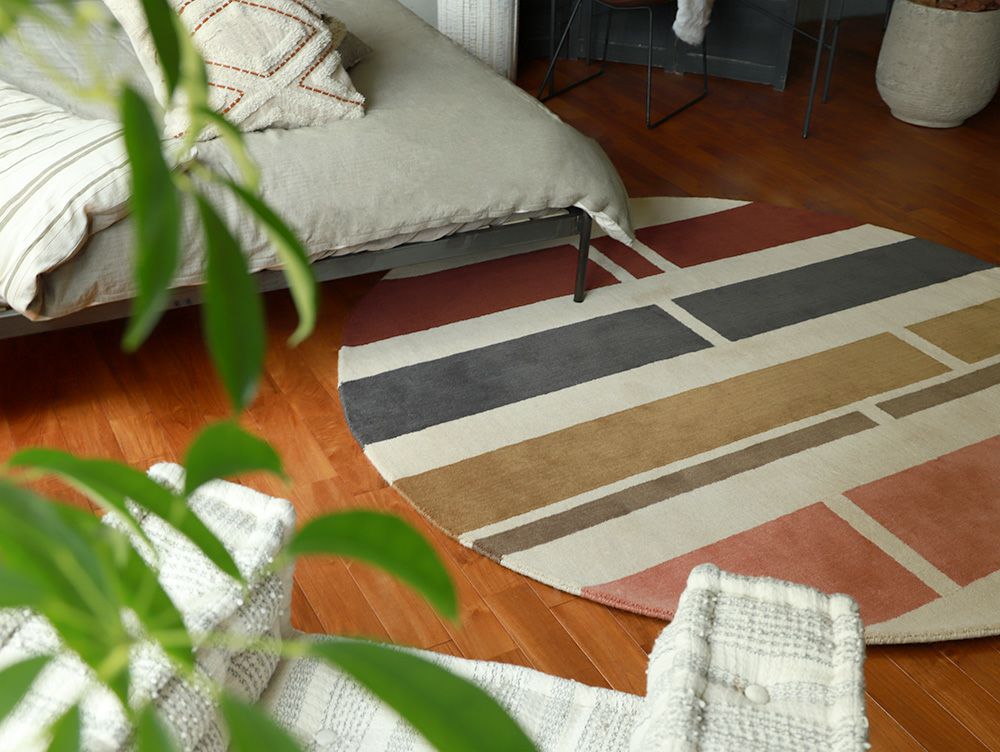 Pell Wool rug Circle