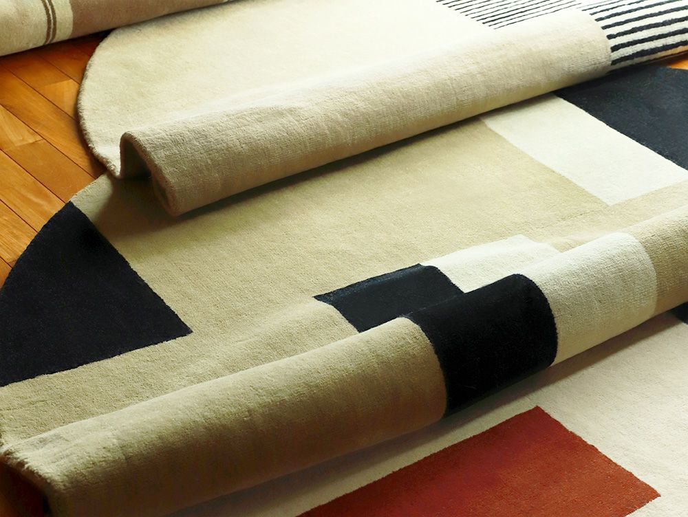 Pell Wool rug Circle
