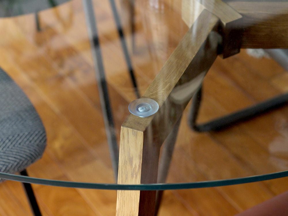 G-knot Glass Table 1200 round