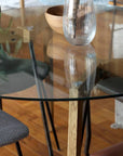 G-knot Glass Table 1200 round