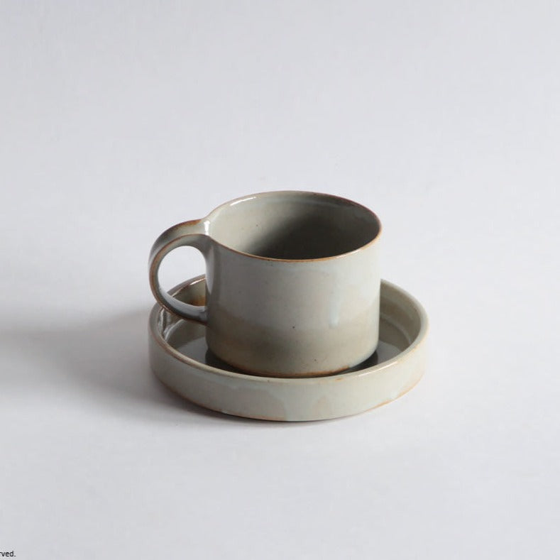 CERAMIC JAPAN | MODERATO CUP &amp; SAUCER (GRAY)