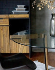 G-knot Glass Table 1200 round