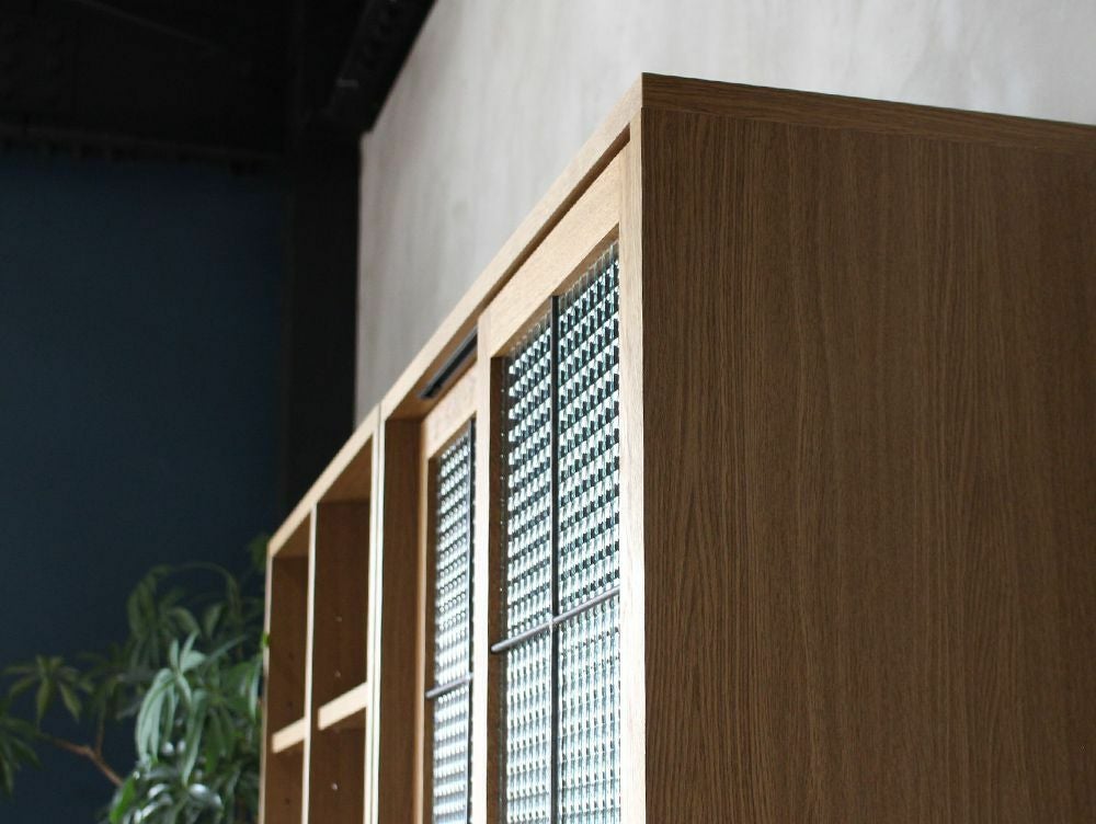 CADEAL Book Case / glass door