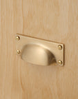 toolbox | Cast Iron Kitchen Handle - Square Cup