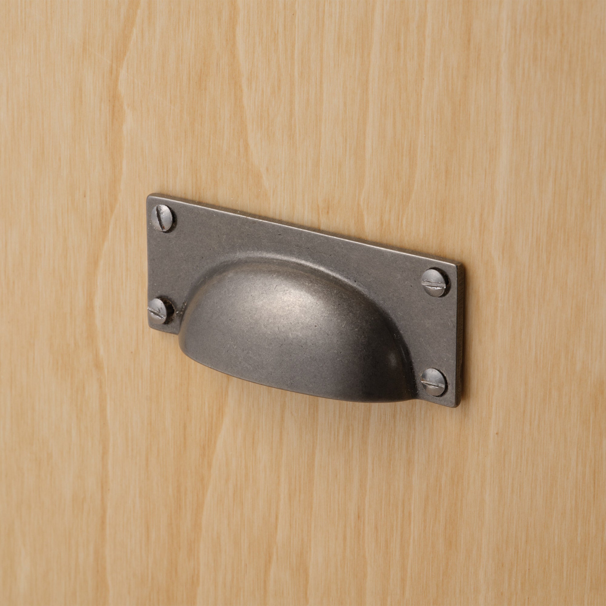 toolbox | Cast Iron Kitchen Handle - Square Cup