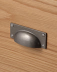 toolbox | Cast Iron Kitchen Handle - Square Cup