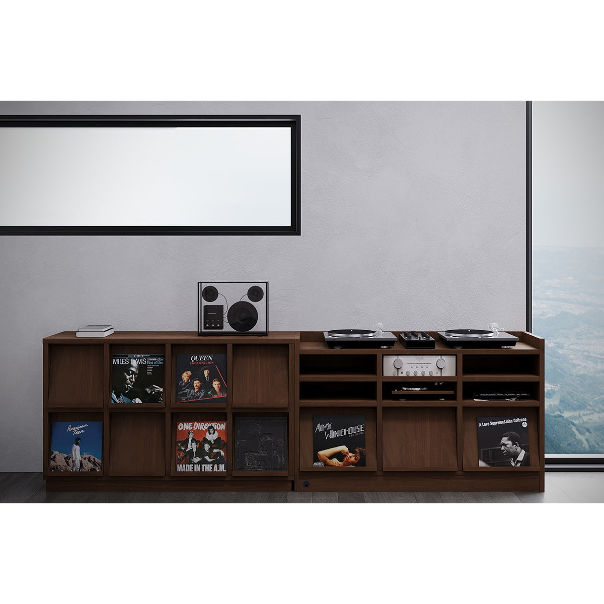 KOROVA RECORD RACK (W1500 - 4R)