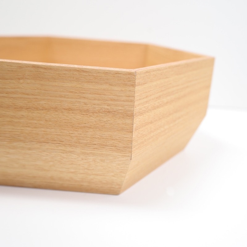 Yamato | Wooden Hexagon Bread Case Container