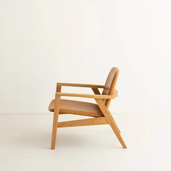 ANN  LOUNGE CHAIR OAK