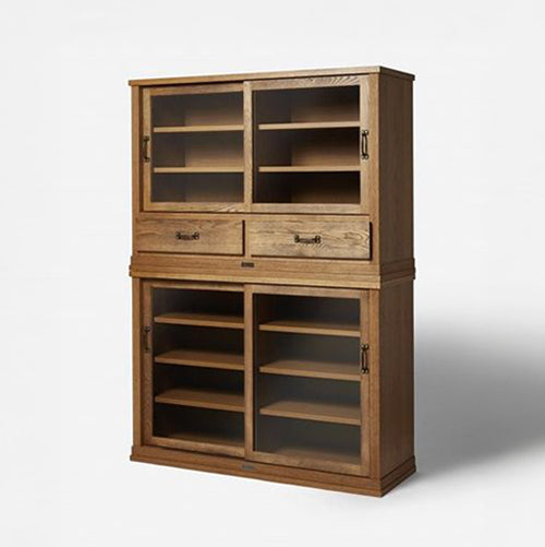 ELVERSON GLASS CABINET SET