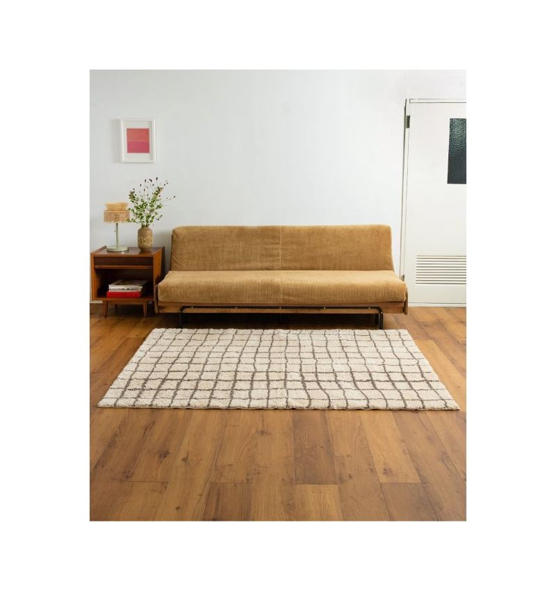 GRID RUG / NATURAL