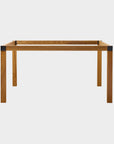 toolbox | Wooden and Iron Table Legs with Wooden Side Panel