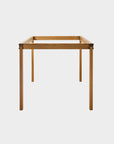 toolbox | Wooden and Iron Table Legs with Wooden Side Panel