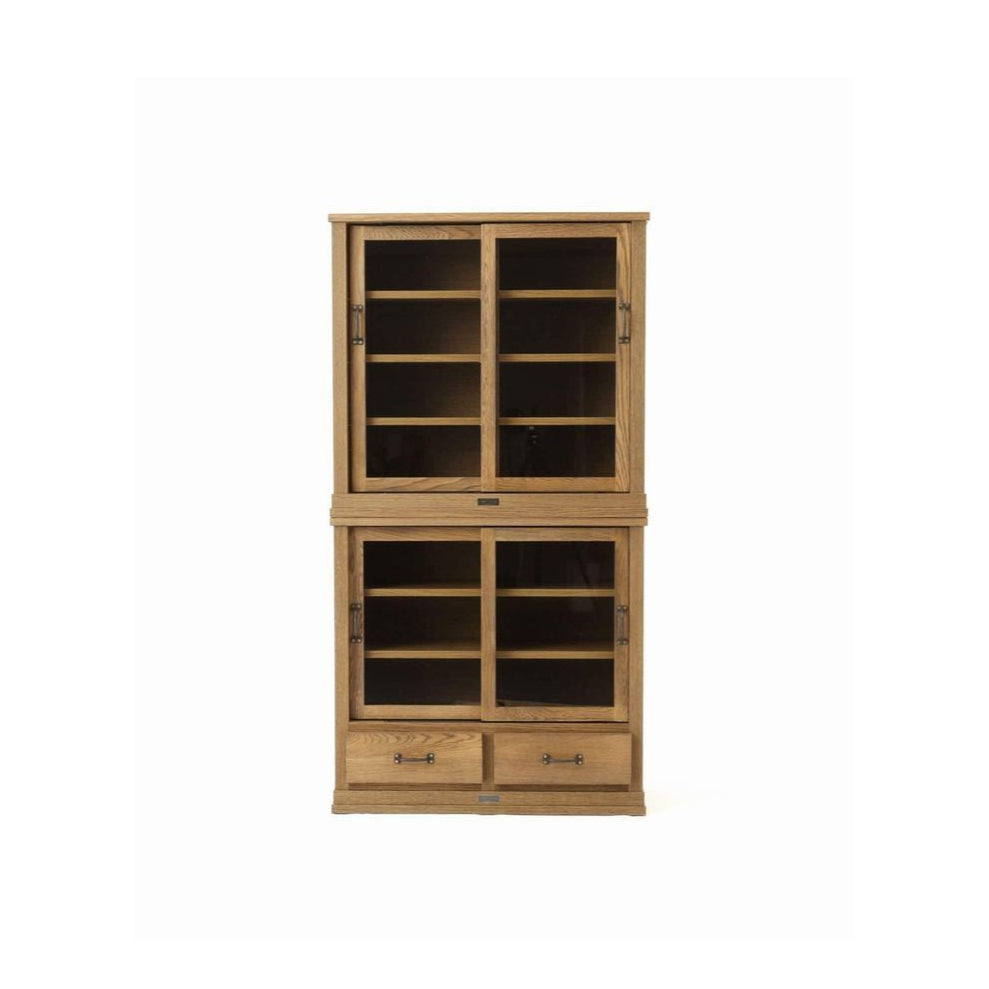 ELVERSON GLASS CABINET SET