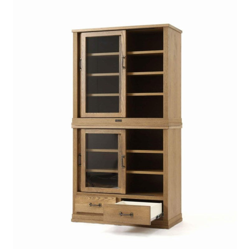 ELVERSON GLASS CABINET SET