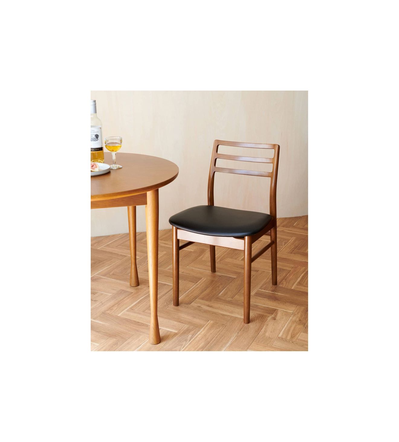 AROS DINING CHAIR / NATURAL / BROWN