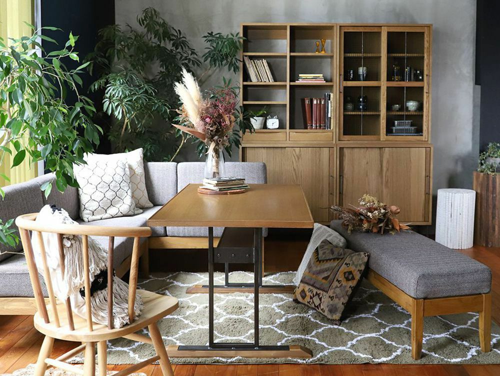 CADEAL Book Case / glass door