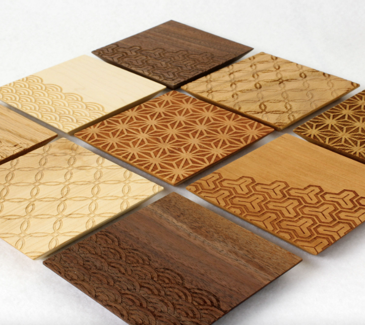 KIJIYA | Auspicious pattern coaster