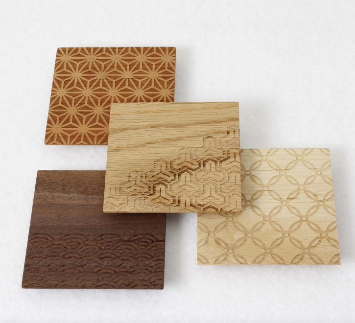 KIJIYA | Auspicious pattern coaster