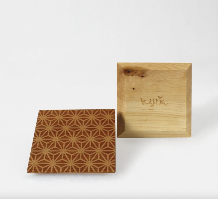KIJIYA | Auspicious pattern coaster