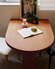 PORTO DINING TABLE SMALL - NATURAL / BROWN