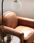 OAKS CLUB CHAIR (CRACK / SMOOTH)