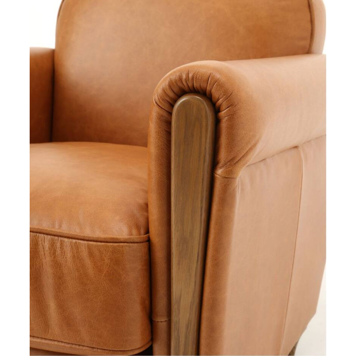 OAKS CLUB CHAIR (CRACK / SMOOTH)