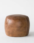 OAKS LEATHER STOOL