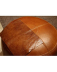 OAKS LEATHER STOOL