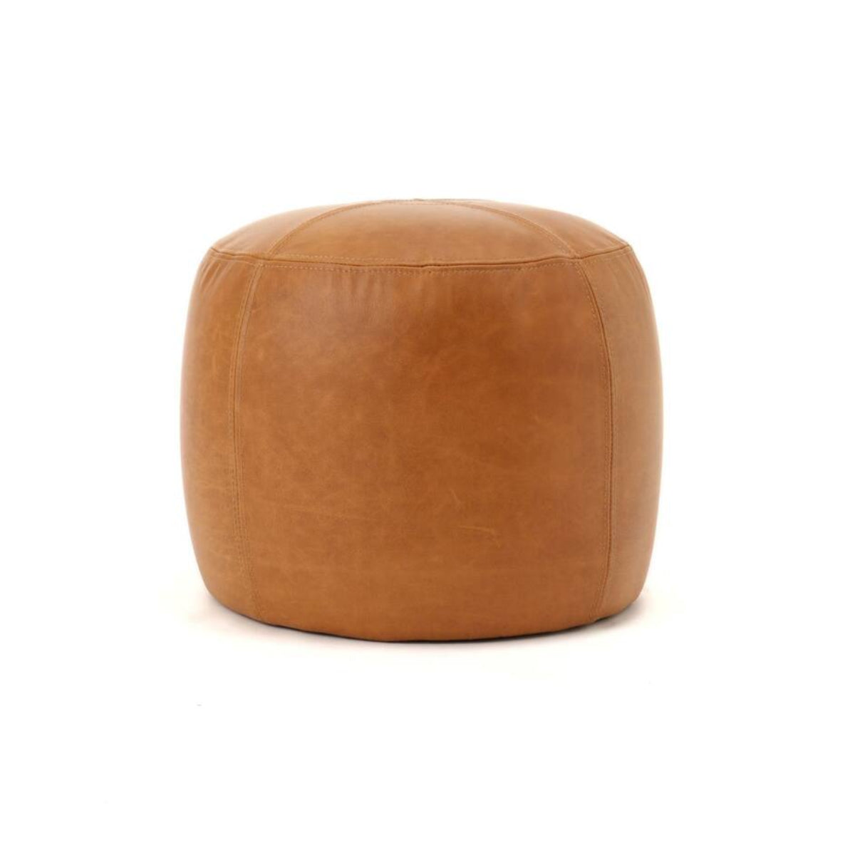 OAKS LEATHER STOOL