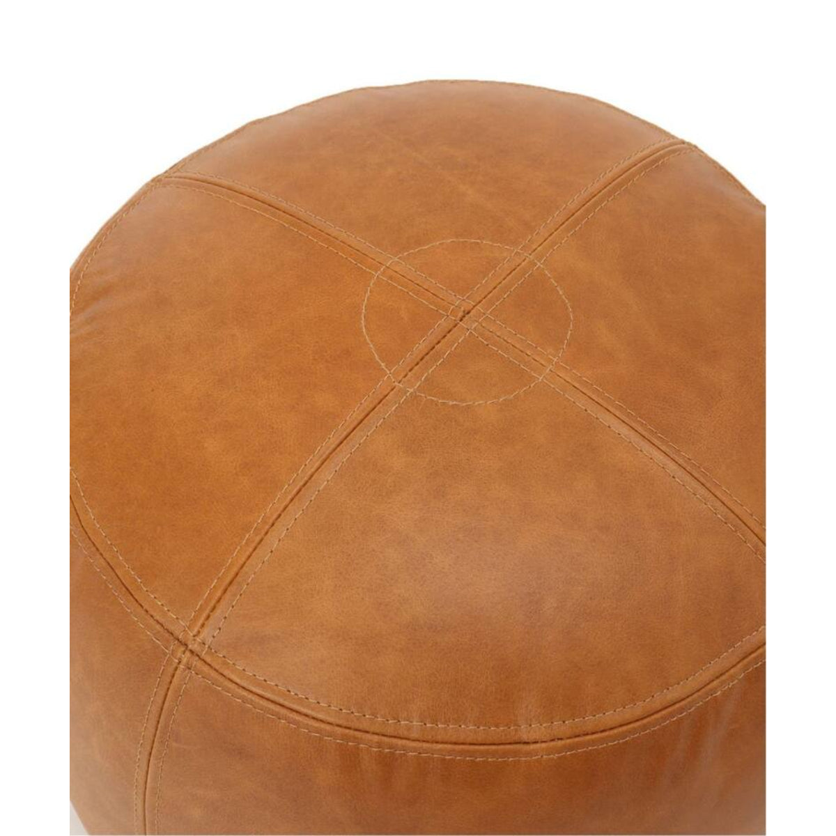 OAKS LEATHER STOOL