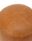 OAKS LEATHER STOOL
