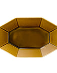 小田陶器 | Octagon Plate-Brown