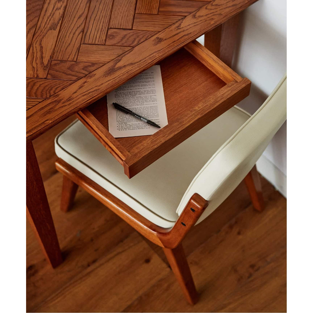 WARNER DINING TABLE-S   ( HERRINGBONE / STANDARD )