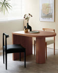 PORTO DINING TABLE SMALL - NATURAL / BROWN
