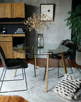 G-knot Glass Table 1200 round