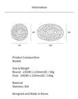 Stainless Flex Basket - Round