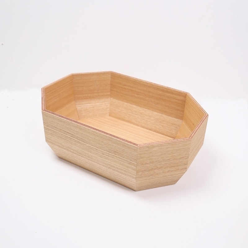 Yamato | Wooden Hexagon Bread Case Container