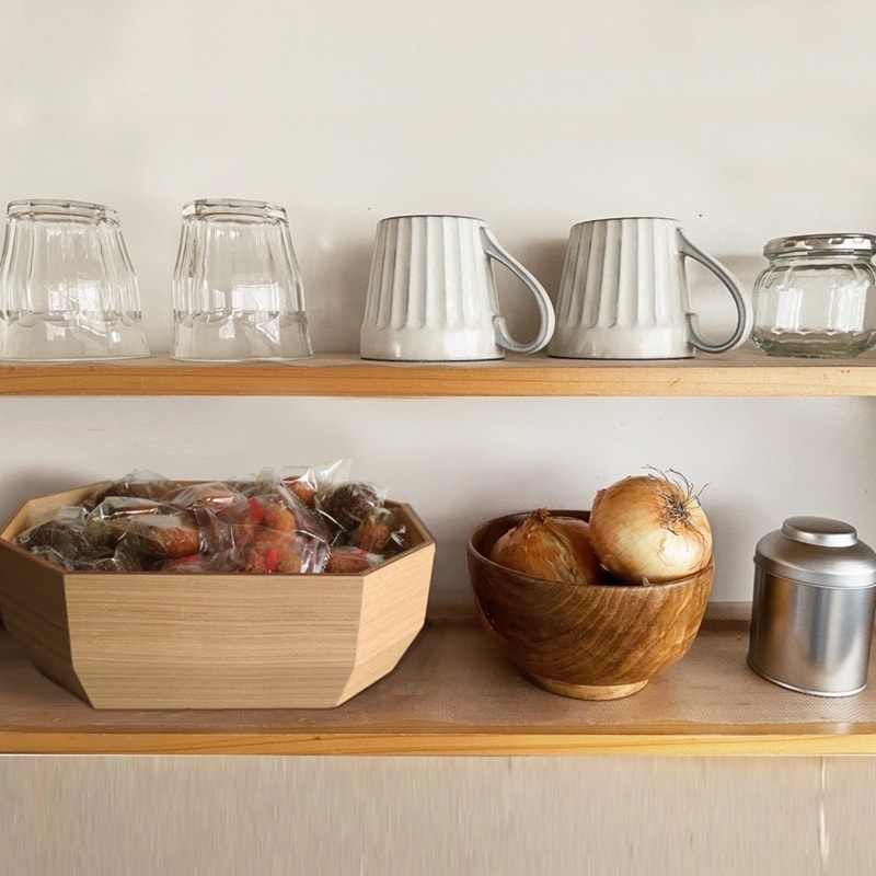 Yamato | Wooden Hexagon Bread Case Container