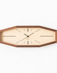 INTERZERO | LINE Clock Walnut