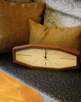 INTERZERO | LINE Clock Walnut
