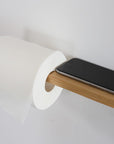 toolbox | Wooden Paper Holder with Shelf