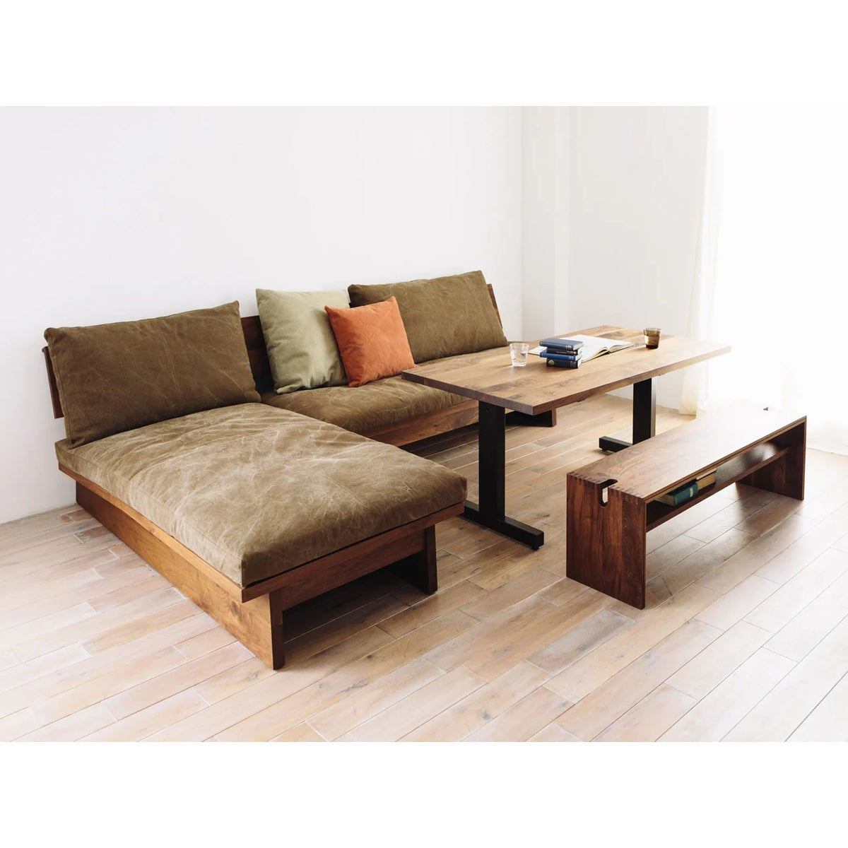 FREX WOOD SOFA W1260