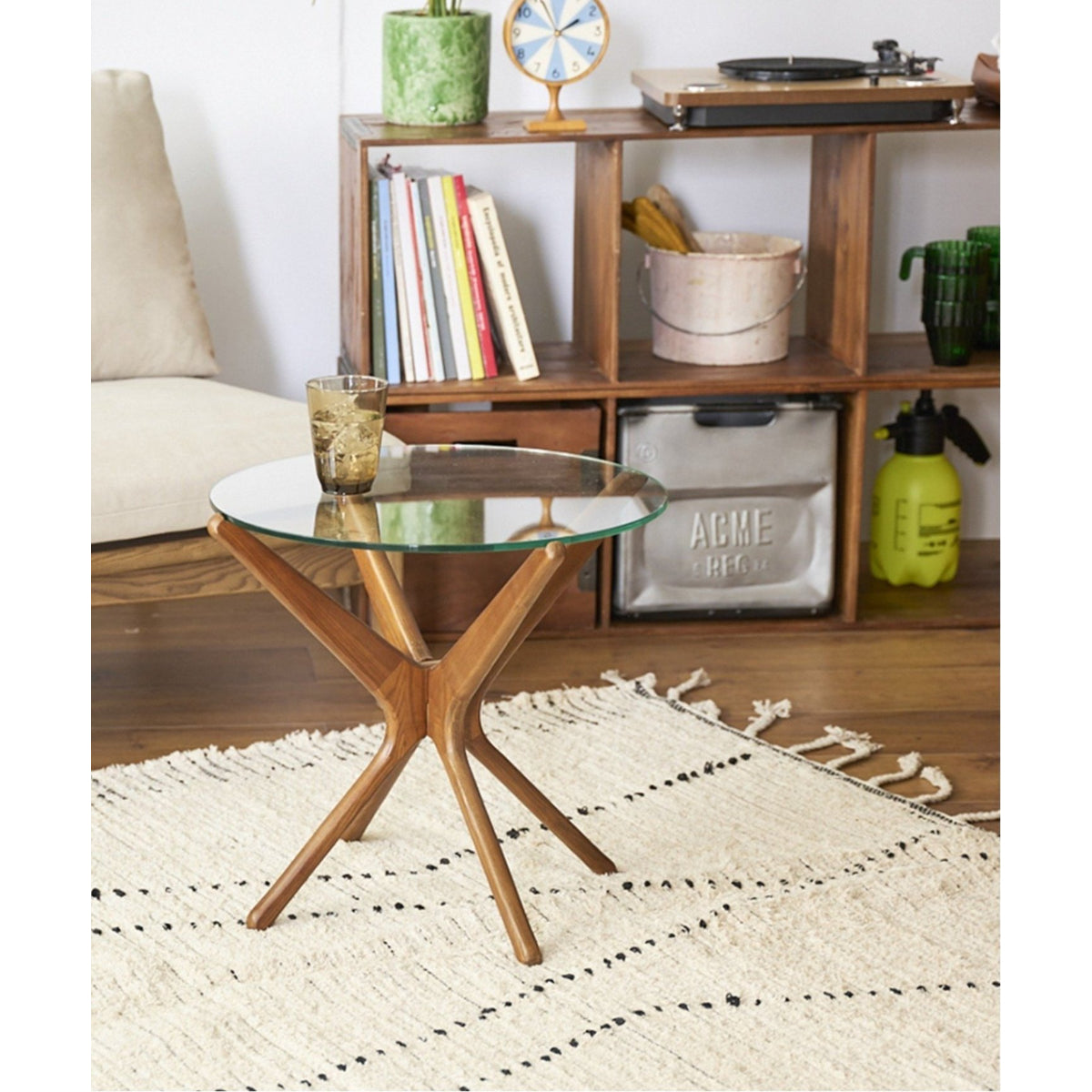 TRESTLES SIDE TABLE