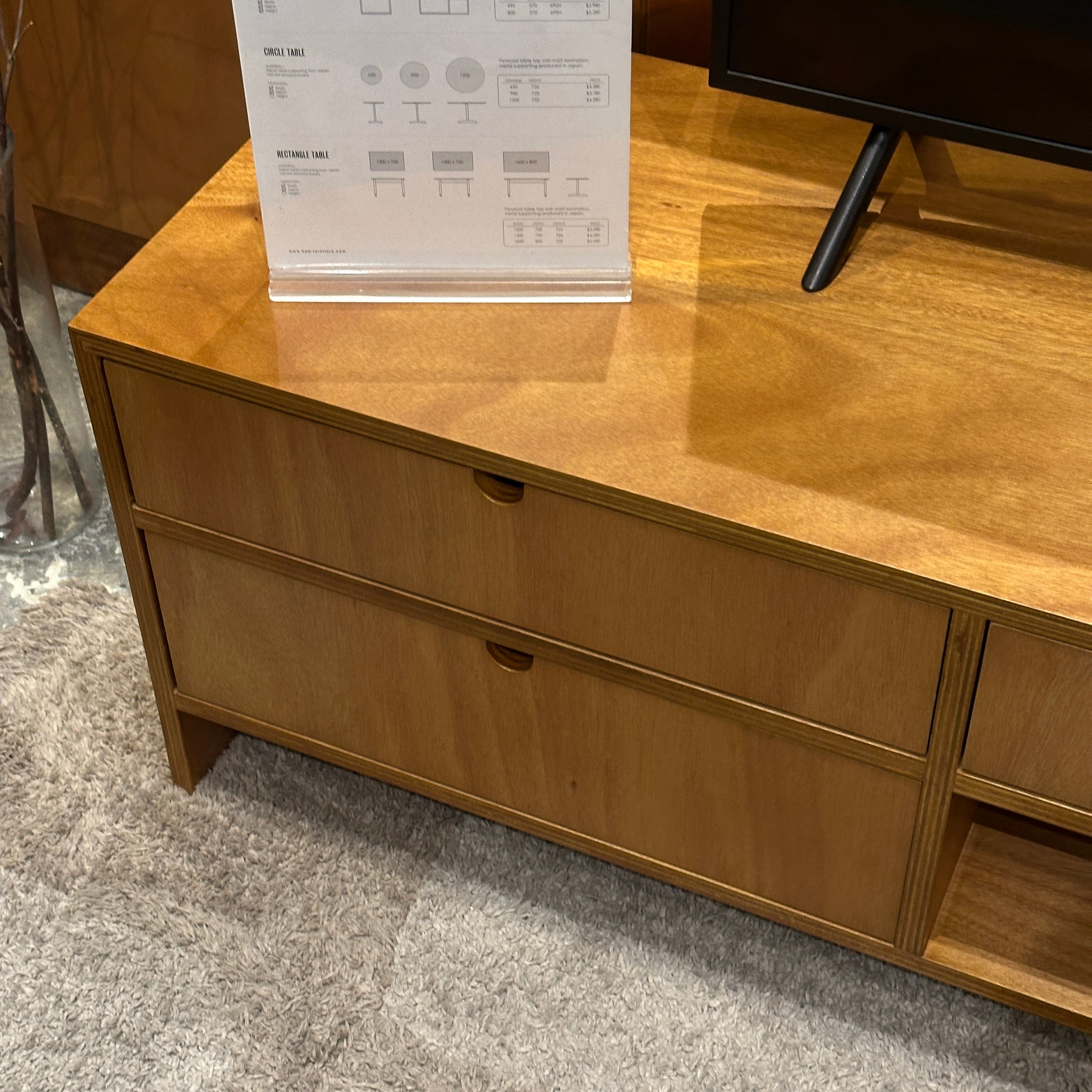 Clearance Sale - How Furniture Custom made TV board W160 (K11 DISPLAY)