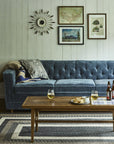 LAKEWOOD SOFA (BLUE GRAY / MUSTARD)